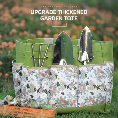 9-Piece Heavy-Duty Gardening Tool Set with Durable Organizer Bag - Rust-Proof Tools, Perfect Gift for Garden Enthusiasts